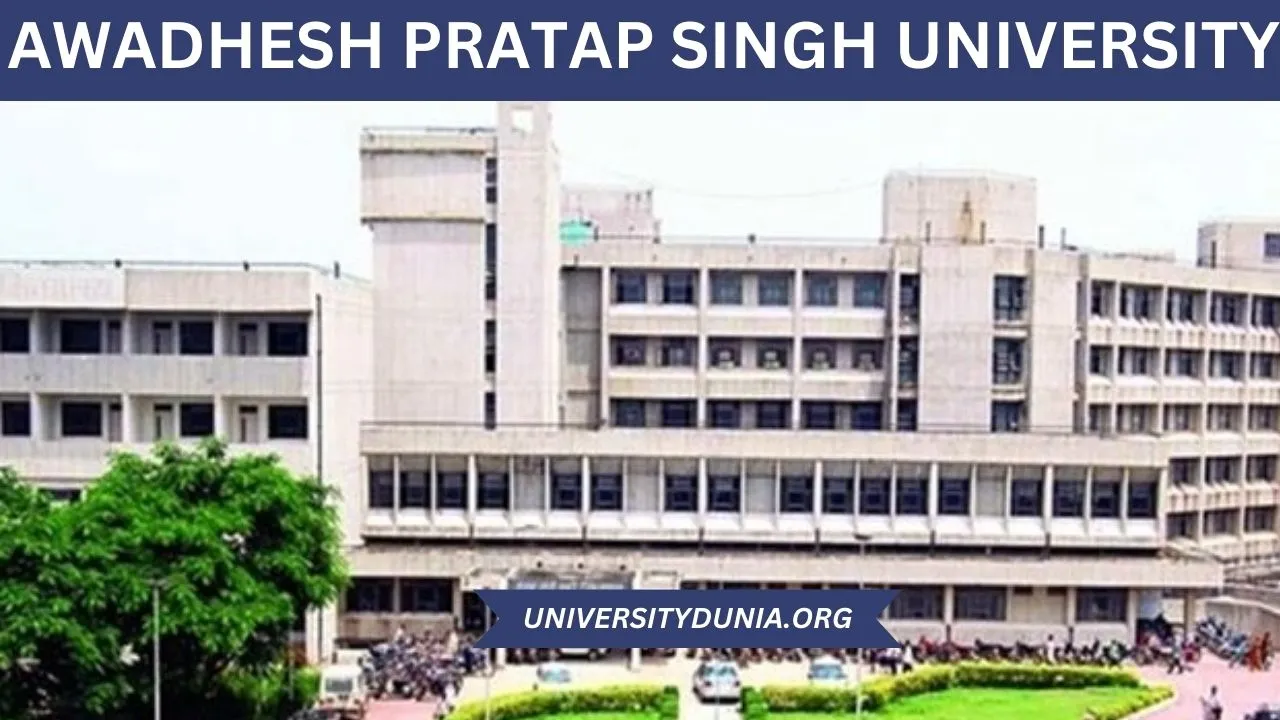 Awadhesh Pratap Singh University Rewa, Courses, Fees, Admission 2024