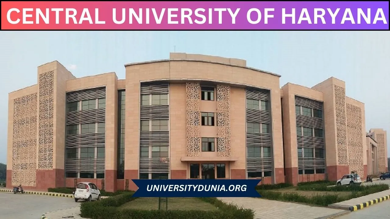 Central University of Haryana - Admission 2024, Courses, Fee, Placement