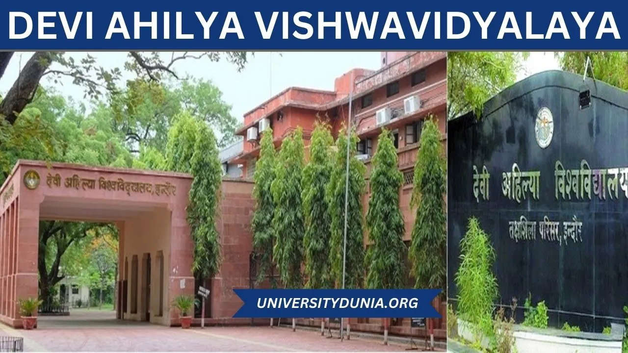 Devi Ahilya Vishwavidyalaya, Indore (MP), Admission 2024, Courses, Placement