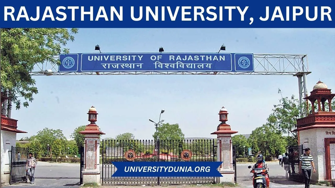 Rajasthan University [RU], Jaipur Course & Fees Details